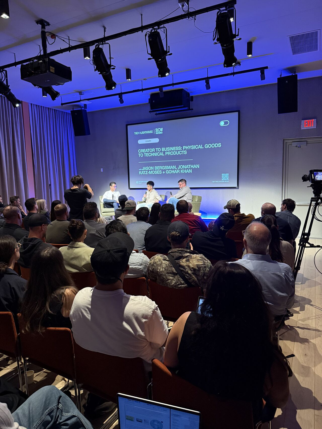 Creator conversations at The Lighthouse x Slow Ventures event