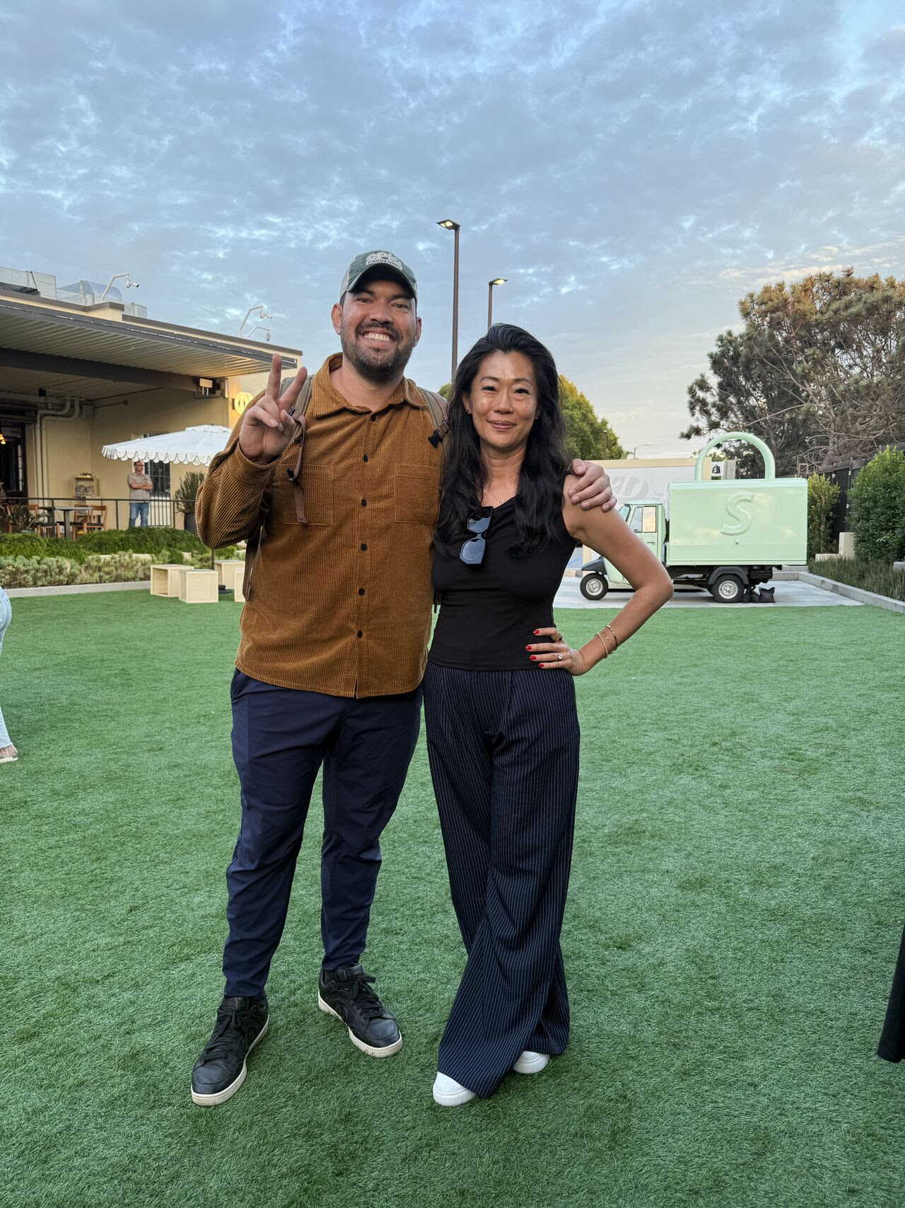 Tyler Chou with Kevin Espiritu at The Lighthouse x Slow Ventures event